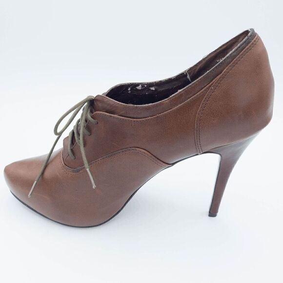 Steve Madden Vulture Leather Heels 11M Laced Oxford - Picture 7 of 11